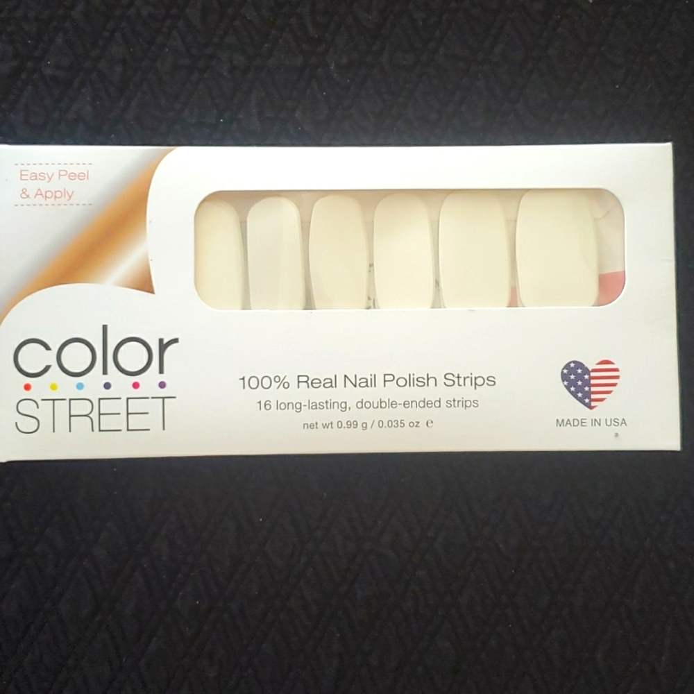 Color Street Clear As Day 100% Real Nail Polish Strips NWT